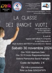 LA CLASSE DEI BANCHI VUOTI